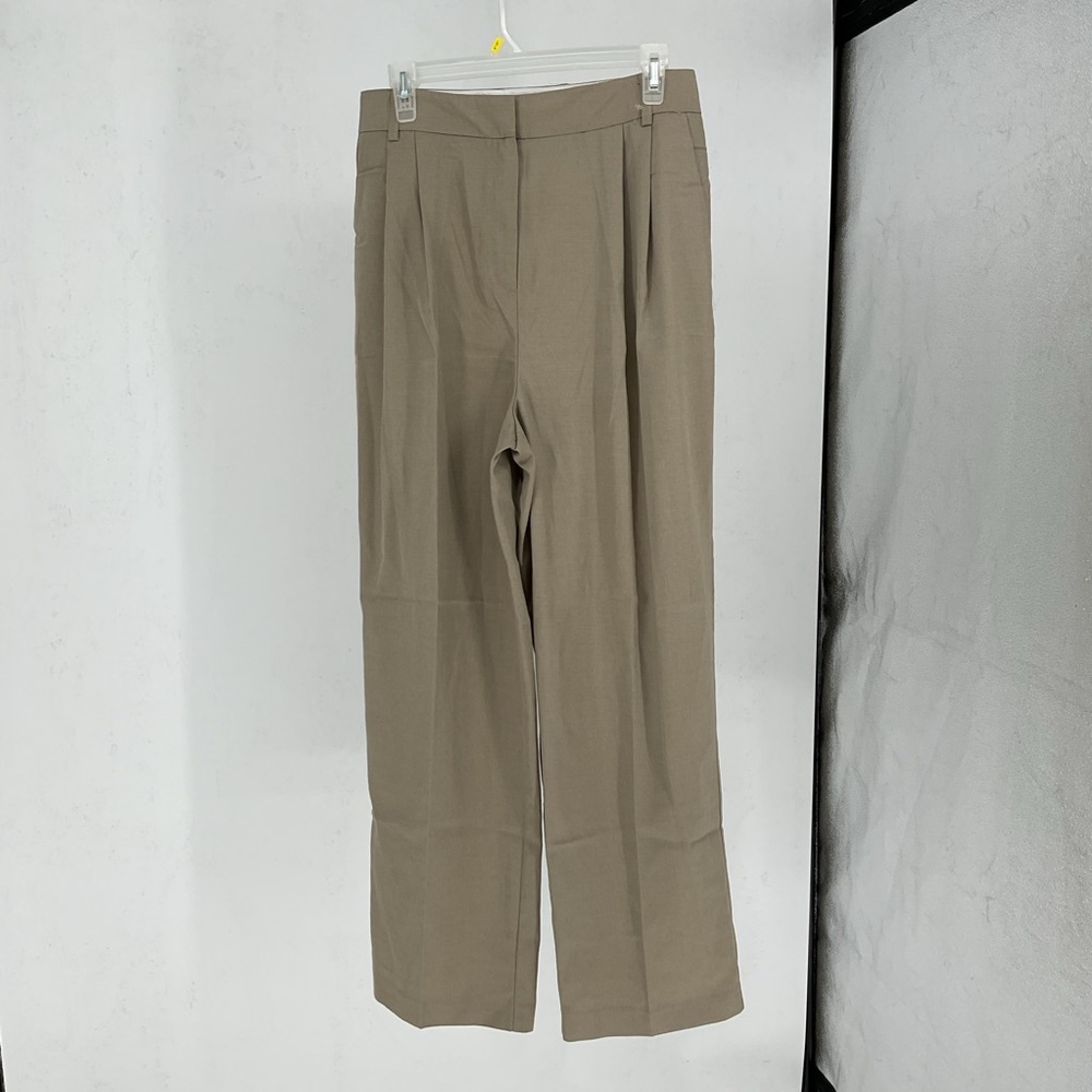 Topshop Pleated High Waist Wide Leg Trousers size 4